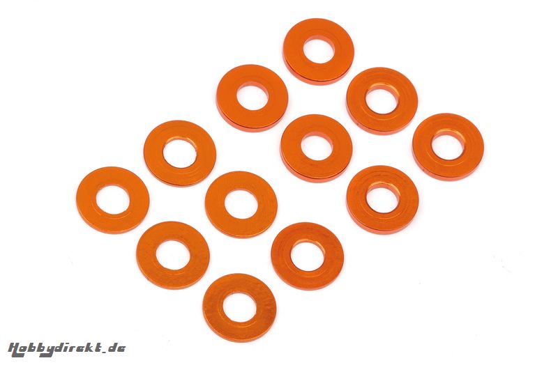 Scheiben Set 3x7mm (0.5/1.0/orange/6St) hpi racing HB112794