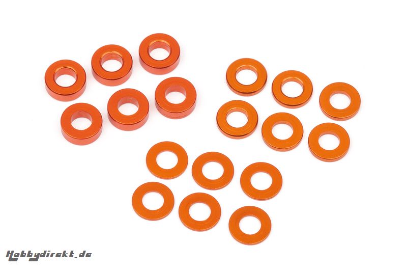 Scheiben Set 3x6mm (0.5/1.0/2.0/ora/6St) hpi racing HB112797