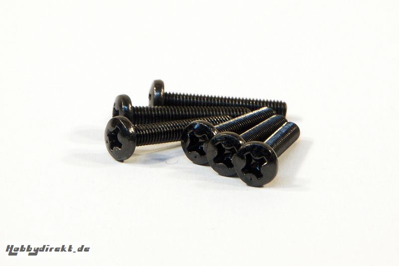 Flachkopfschraube M3x18mm (6St) hpi racing HZ520