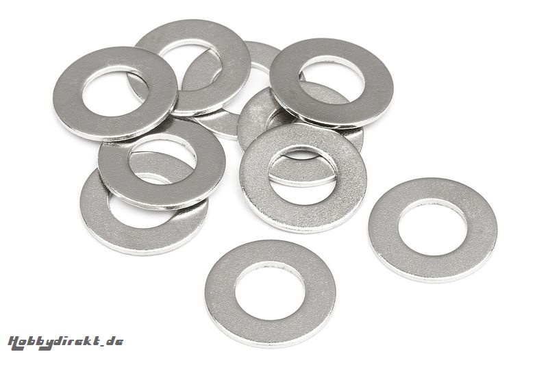 Unterlagscheibe M5x10x0.5mm silber(10St) hpi racing HZ694