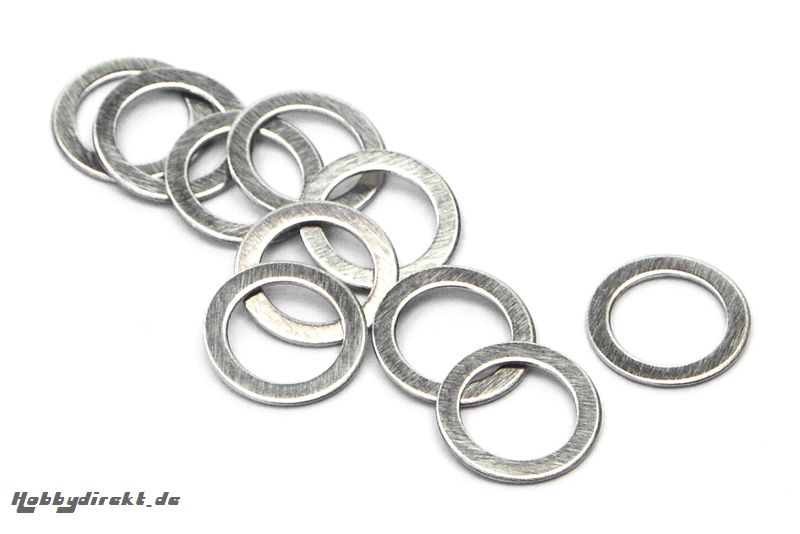 Unterlagscheibe 4x6x0.3mm silber (10St) hpi racing HZ695