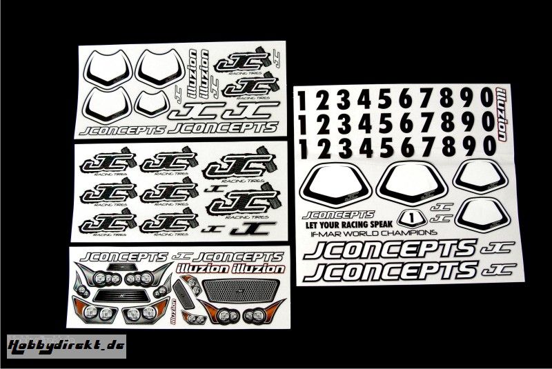 JConcepts Decal Collection (all 4 decal LRP J2011