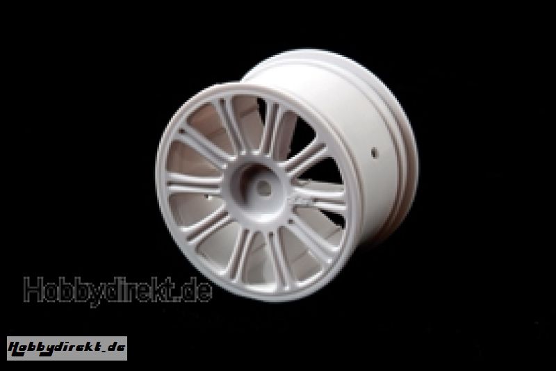 Rulux - 1/10th RC10B4 rear wheel (white) LRP J3306