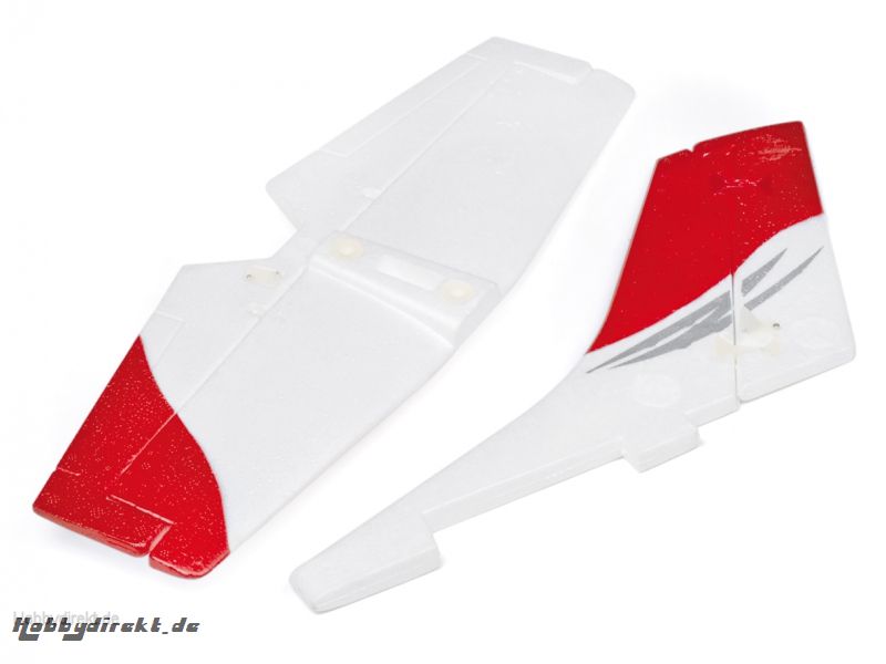 Tail Wing Set (Red), (Rudder & Elevator LRP ML45019