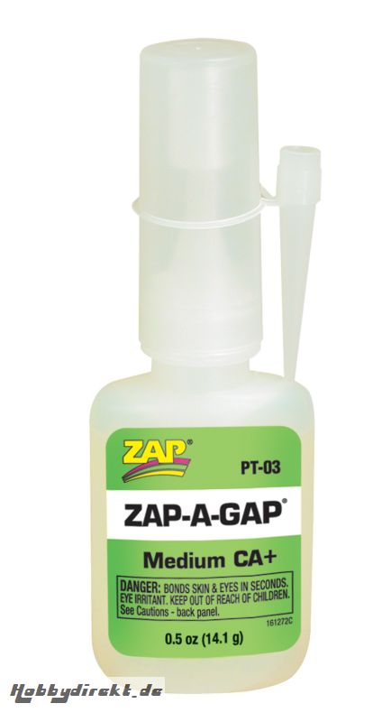 Zap-A-Gap CA+ Sekundenkl. 14.1g (spaltf) LRP PT03