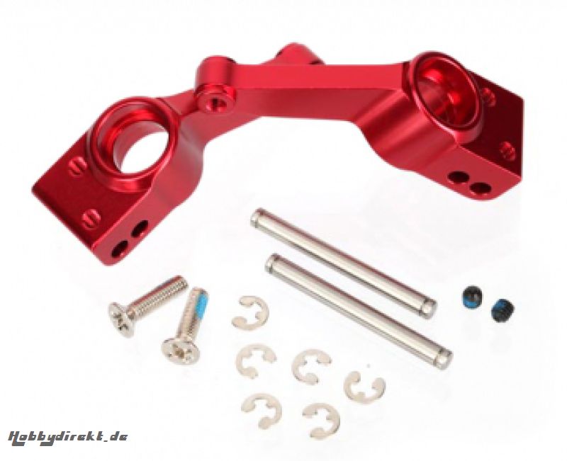 Carriers, Stub Axle Rear Aluminium Red (2) Traxxas 1952A