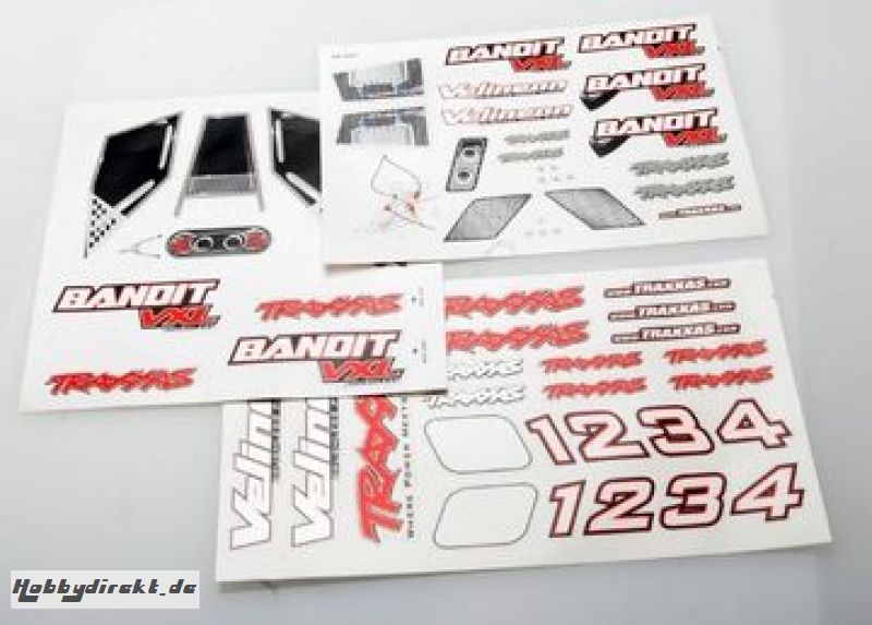 Decal Sheets,  VXL Traxxas 2413R