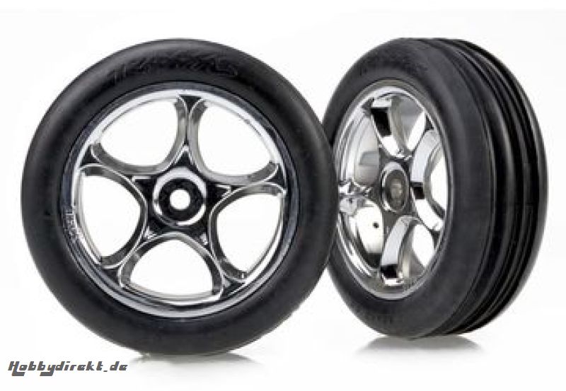 Tires & Wheels Alias Soft/Tracer Chrome 2.2 2WD Front (2) Traxxas 2471R