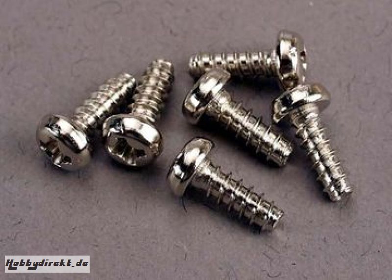 Schrauben, 3x8mm halbr.selbstschn. (6) Multiplex 292682