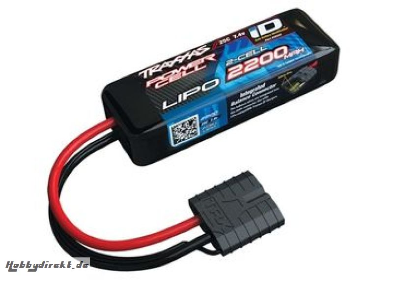 Li-Po Battery 2S 7,4v 2200mAh 25C iD-connector Traxxas 2820X