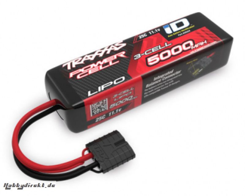 Li-Po Battery 3S 11,1V 5000mA 25C iD-Connector (Short) Traxxas 2832X