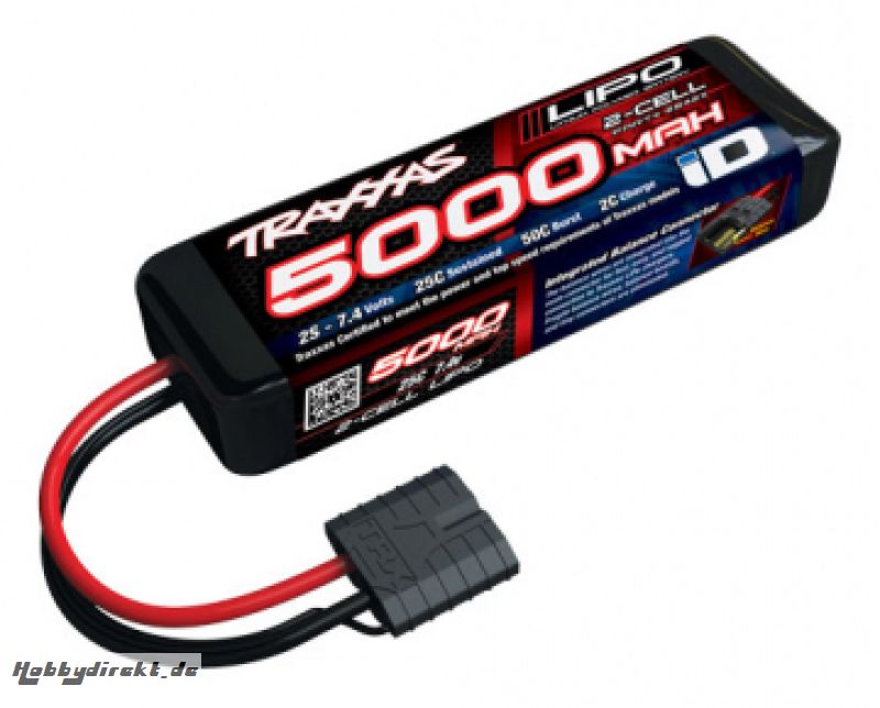 Li-Po Battery 2S 7,4V 5000mAh 25C iD-Connector (Short) Traxxas 2842X