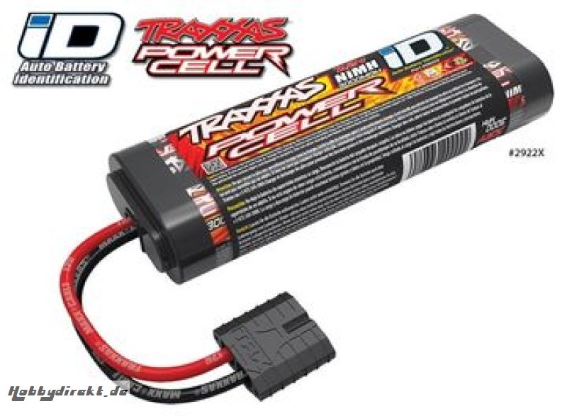 NiMH Battery 7,2V 3000mAh iD-connector Traxxas 2922X