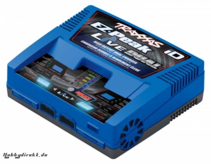 EZ-Peak Live Dual 26A NiMH/LiPo 2-4S Charger Auto iD Traxxas 2973G