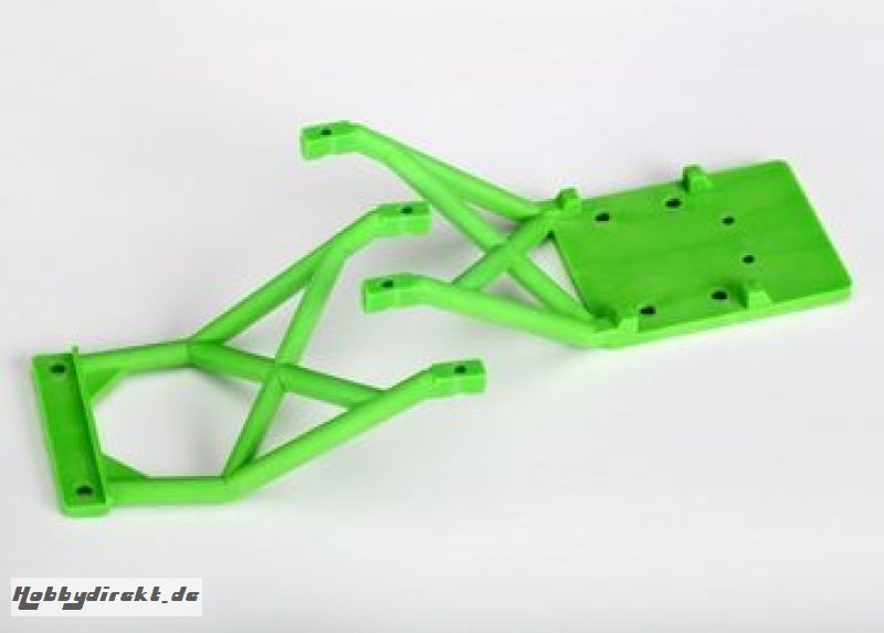 Skid Plates Front and Rear Green Traxxas 3623A