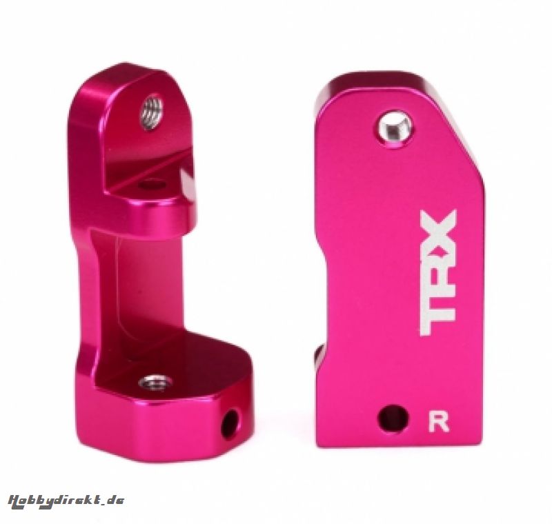 Caster Block Aluminium Pink (Pair) Traxxas 3632P