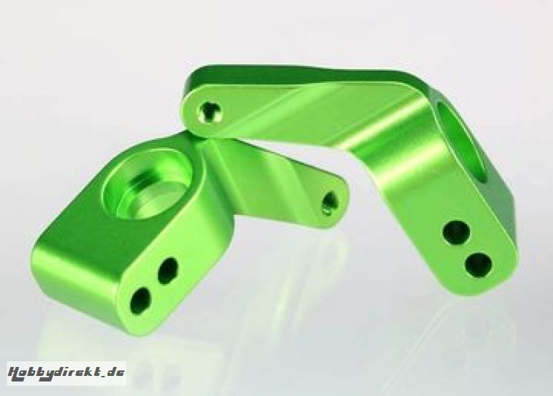 Stub Axle Carriers Aluminium Green (2) Traxxas 3652G