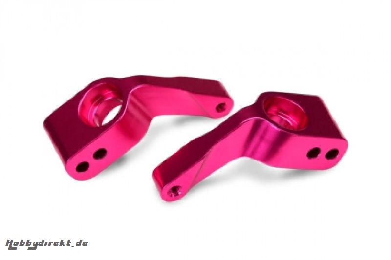 Stub Axle Carriers Aluminium Pink (2) Traxxas 3652P