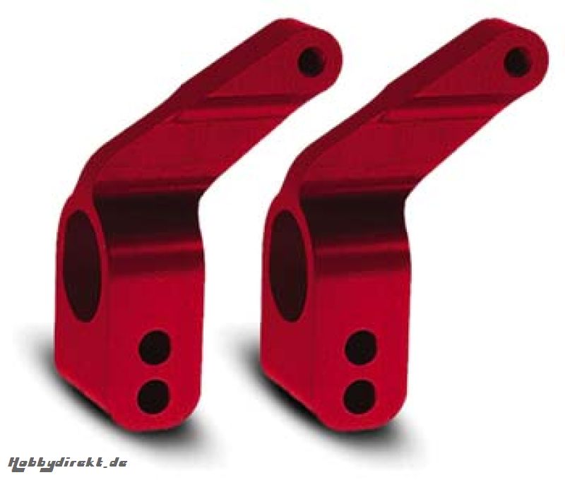 Stub Axle Carriers Aluminium Red (2) Traxxas 3652X