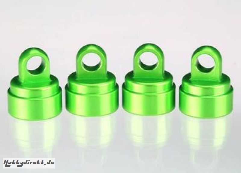 Shock Caps Green Aluminium (4) Ultra-Shocks Traxxas 3767G