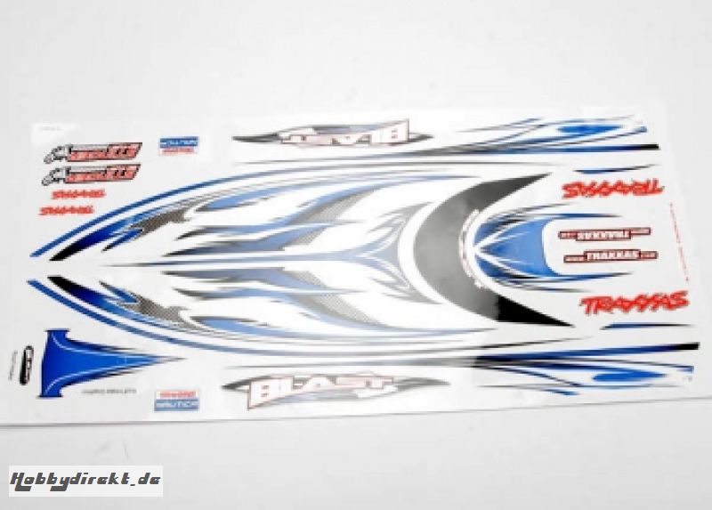 Decal Sheet Blast Traxxas 3814X