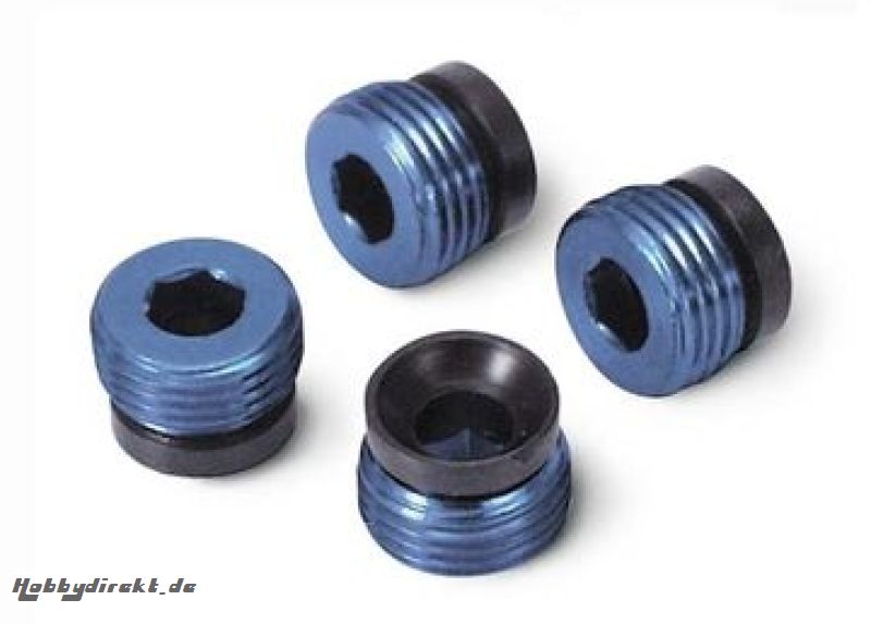 Pivot Ball Caps Aluminium Blue (4) T-Maxx Traxxas 4934X