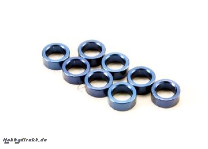 Spacers Aluminium Blue (8) Traxxas 5133A