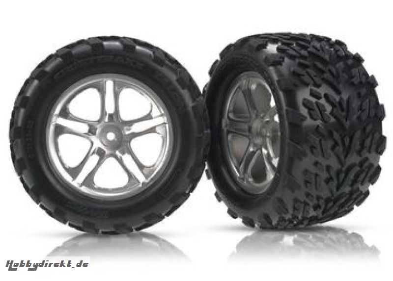 Tires & Wheels Talon/SS Satin (14mm) 3.8 (2) Traxxas 5174A