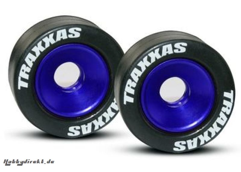 Wheelie Wheels Aluminium Blue (2) Traxxas 5186A