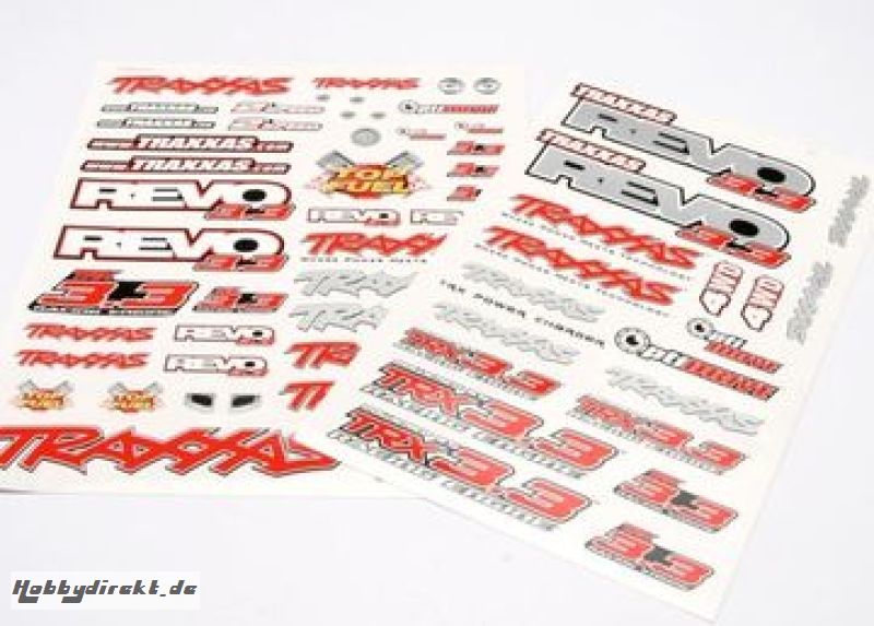 Decal shetts Revo 3.3 (Revo Logos and Graphics) Traxxas 5313X