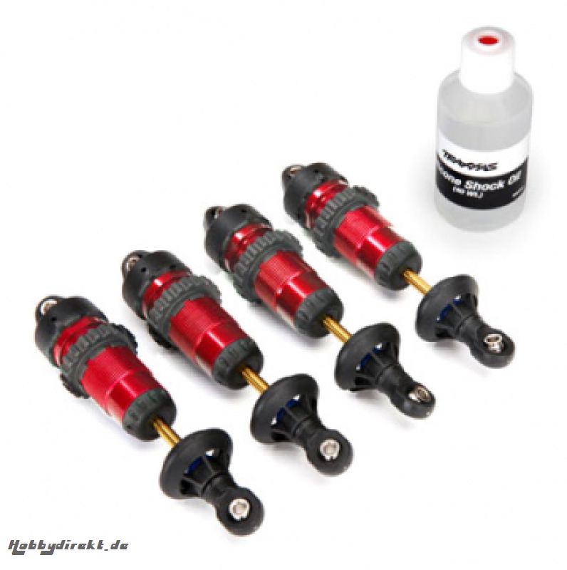 Shocks GTR Complete Aluminium Red (4) Traxxas 5460R