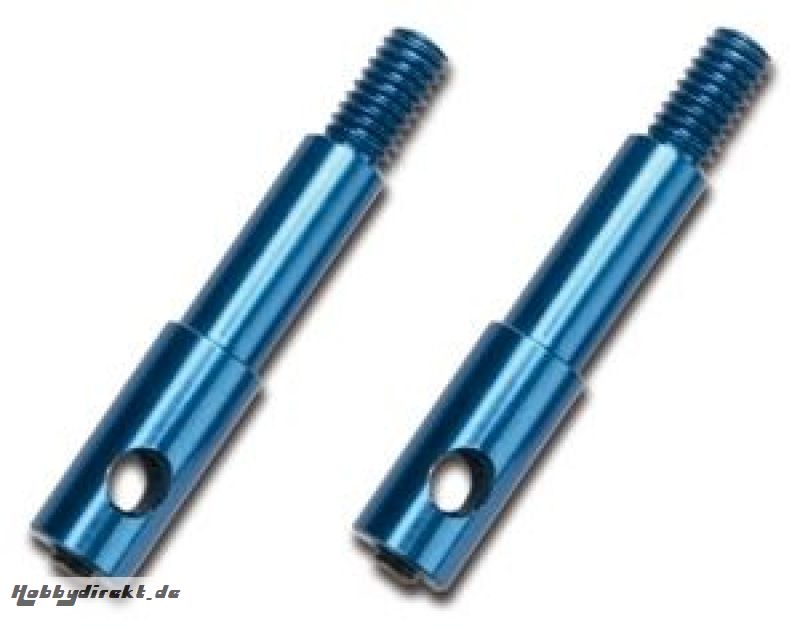 Wheel Axle Front Aluminium Blue (2)  Jato Traxxas 5537X