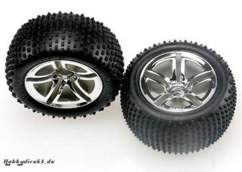 Tires & Wheels Alias/Twin-Spoke (Nitro Rear) 2.8 (2) Traxxas 5572R