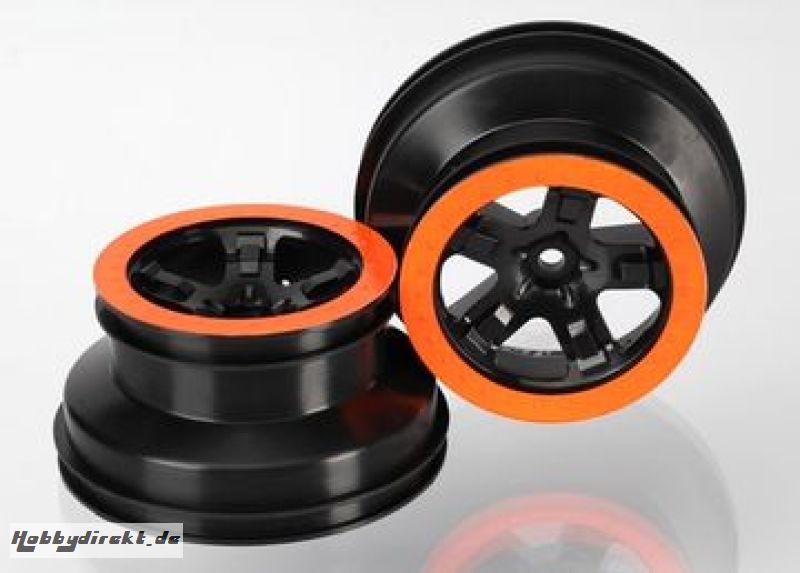 Wheels SCT Black-Orange  2.2/3.0 2WD Front (2) Traxxas 5870X