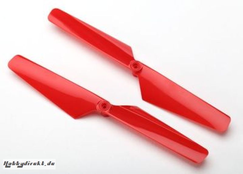 Rotor Blade Set Red (2)  Alias Traxxas 6628