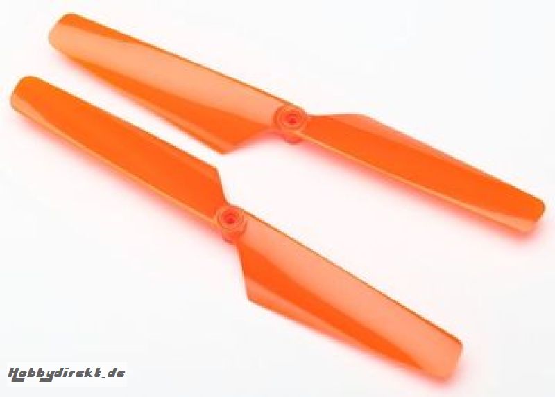 Rotor Blade Set Orange (2)  Alias Traxxas 6630