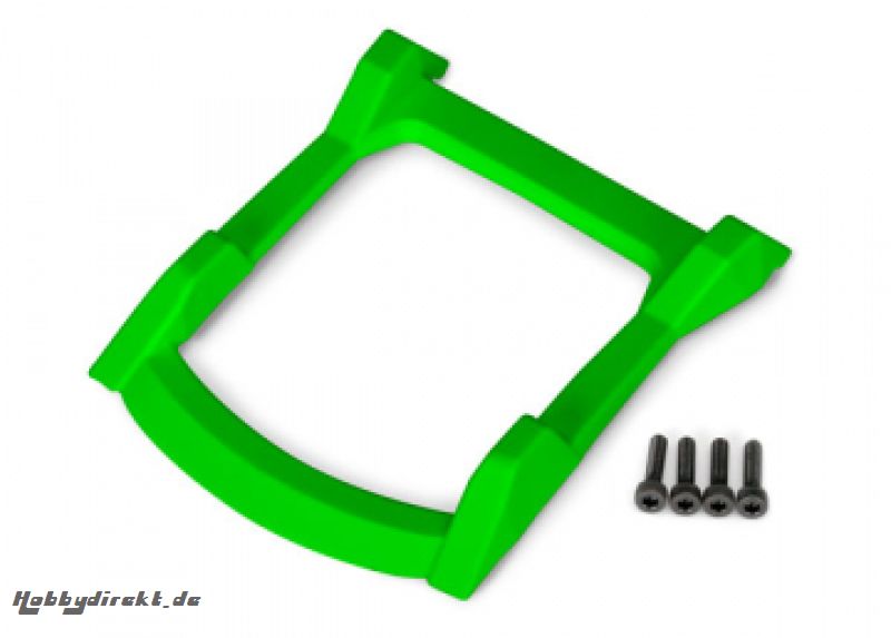 Body Skid Plate Roof Green Rustler 4x4 Traxxas 6728G