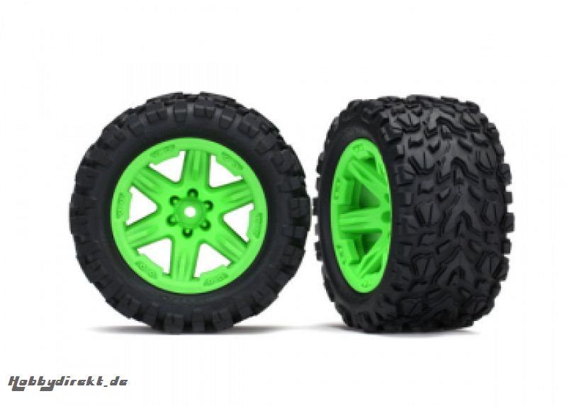 Tires & Wheels Talon Extreme/RXT Green 2.8 4WD TSM (2) Traxxas 6773G