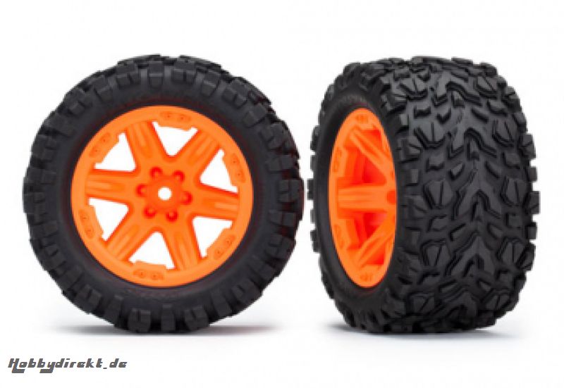 Tires & Wheels Talon Extreme/RXT Orange 2.8 2WD Rear TSM Traxxas 6774A