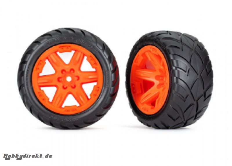 Tires & Wheels Anaconda/RXT Orange 2,8 4WD, 2WD Front (TSM-Rated)(2) Traxxas 6775A