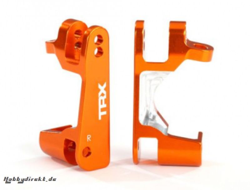 Caster Blocks Alu Orange L+R (2) Traxxas 6832A