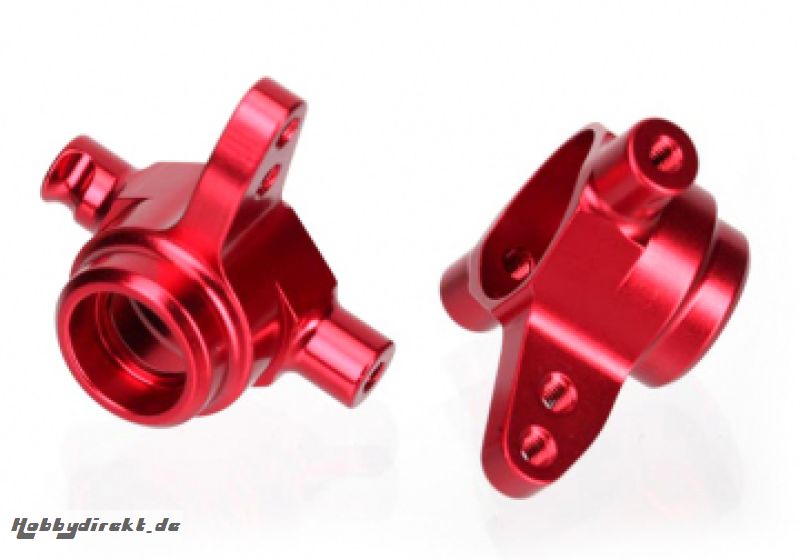 Steering Blocks Alu Red L+R (2) Traxxas 6837R