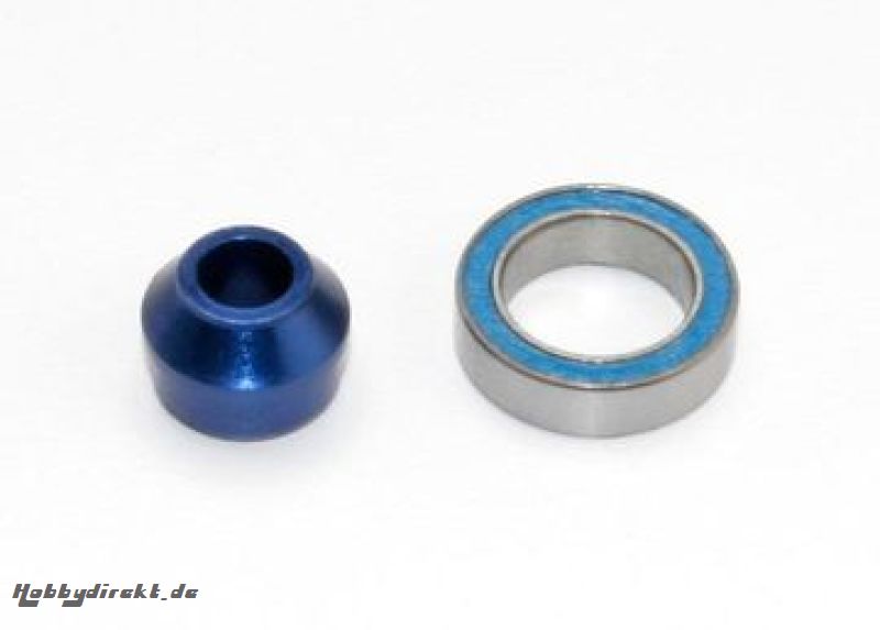 Bearing Adapter Alu Blue with Ball Bearing 10x15x4mm Traxxas 6893X