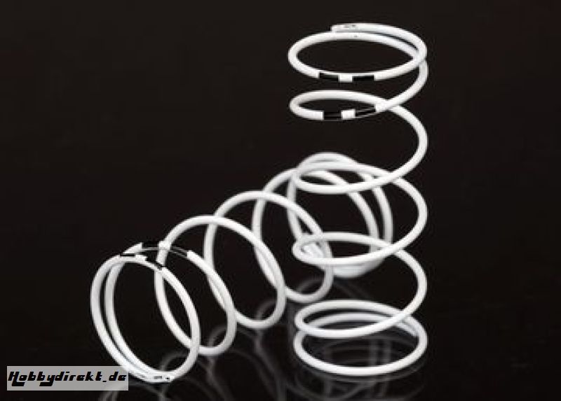 Shock Spring White (GTR Long) (0.767 black) (2) Traxxas 7444