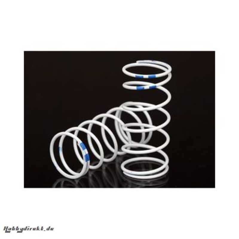 Shock Spring White (GTR Long) (0.892 blue) (2) Traxxas 7448