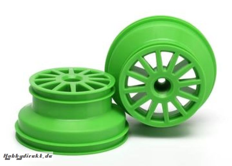 Wheels Green Rally 1/10 (2) Traxxas 7472X