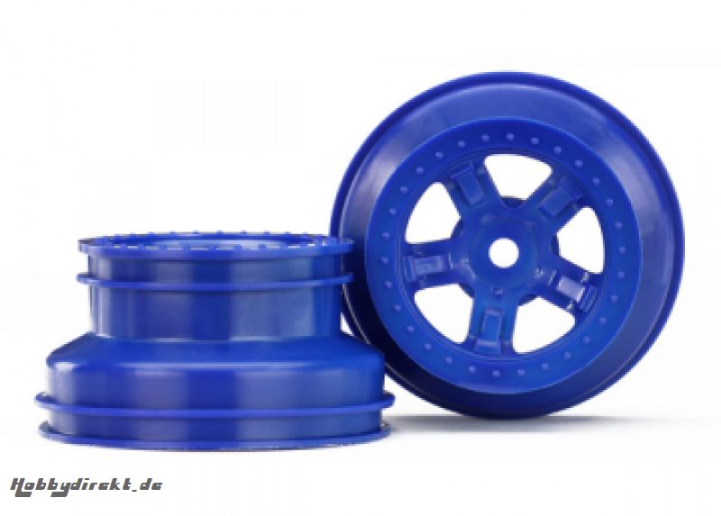 Wheel SCT Blue  LaTrax PreRunner (2) Traxxas 7673