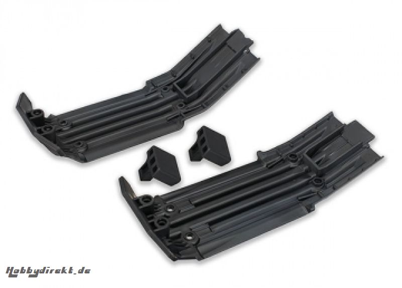 Skidplate Set Front & Rear with Rubber Impact Cushion X-Maxx Traxxas 7744