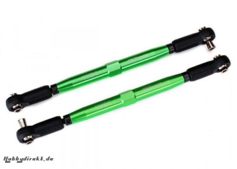 Toe Links Alu Green 158mm Adjustable (2) X-Maxx Traxxas 7748G