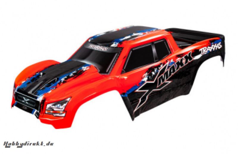 Body X-Maxx Red-X Traxxas 7811R